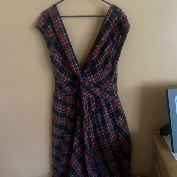Retrolicious Plaid Dress XL - Picture 3 of 5